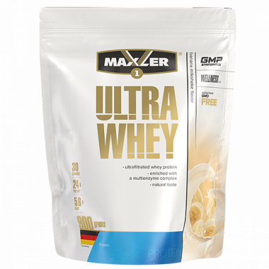 #Maxler Ultra Whey 900g bag Banana Milkshake — 65fit