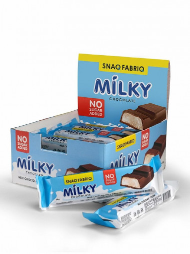SNAQ FABRIQ Молочный шоколад со сливочной начинкой 34г/40 — 65fit