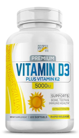 #PROPER VIT Vitamin D3 5000 120 softgels — 65fit