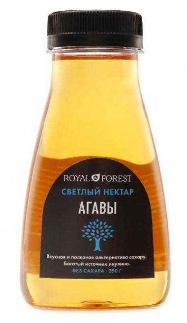 Светлый нектар агавы  250гр, ROYAL FOREST — 65fit