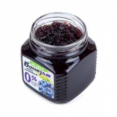 BOMBBAR Джем низкокалорийный BombJam &quot;Черника-голубика&quot; 250г — 65fit