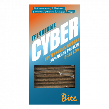 CYBER BITE Хлебцы хрустящие протеиновые Гречневые 150г — 65fit