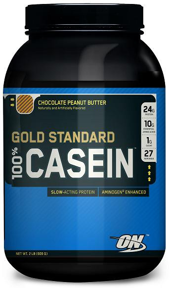 ON GOLD STANDARD 100% CASEIN Протеин Шоколад-Арахисовое масло 2lb (909г) — 65fit
