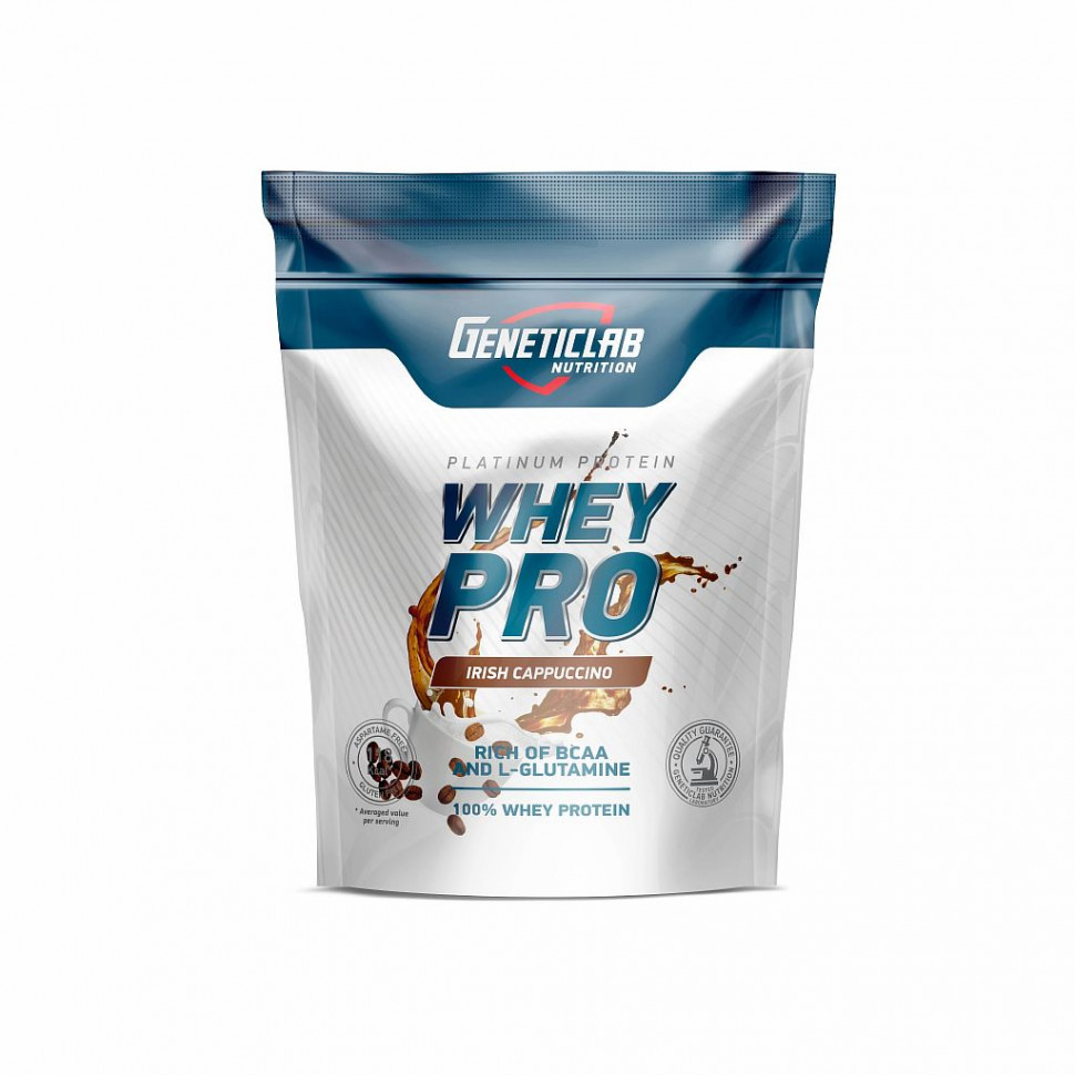 #GeneticLab WHEY PRO 1000g Кофе фото 1 — 65fit