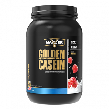 MAXLER Golden Casein Клубника 2 lb (907г) — 65fit