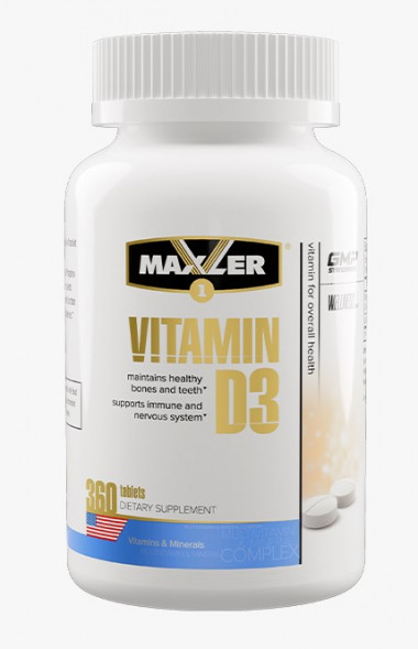#MAXLER Vitamin D3 1200 IU 360 tabs — 65fit