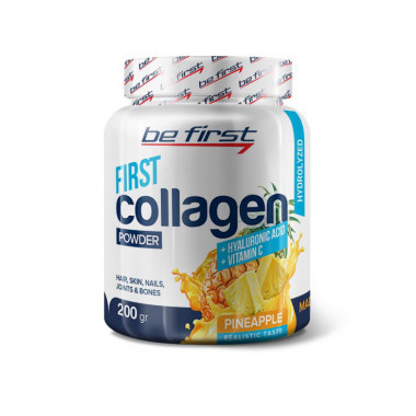 BE FIRST Collagen + hyaluronic acid + vitamin C Ананас 200 г — 65fit