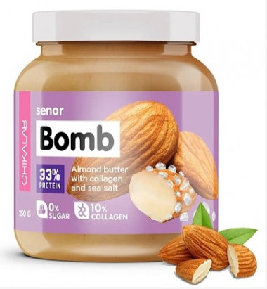 CHIKALAB SENOR BOMB Паста миндальная с морской солью 250г — 65fit
