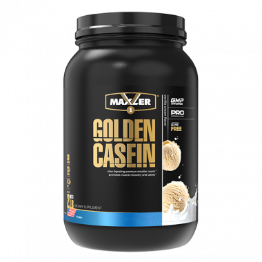 MAXLER Golden Casein Ванильный Крем 2 lb (907г) — 65fit