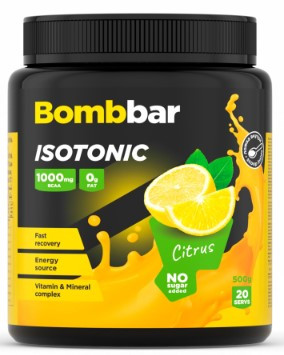 BOMBBAR Концентрат сухой для приготовл. напитка. Коктейль изотонич. "Isotonic Цитрусовый" 500г фото 1 — 65fit
