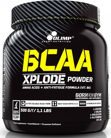 BCAA Xplode Powder лимон 500г, Olimp — 65fit