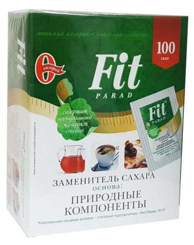 Сахарозаменитель №7 смесь 1:5 саше 60гр/32шт, Fit Parad — 65fit