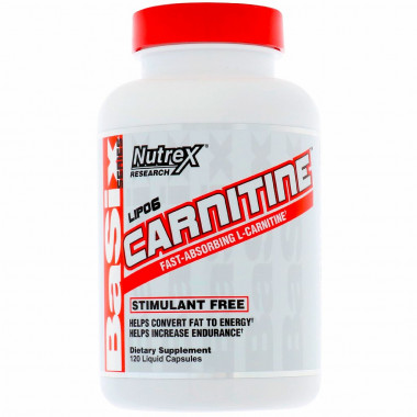 Nutrex Lipo-6 Carnitine 120caps — 65fit