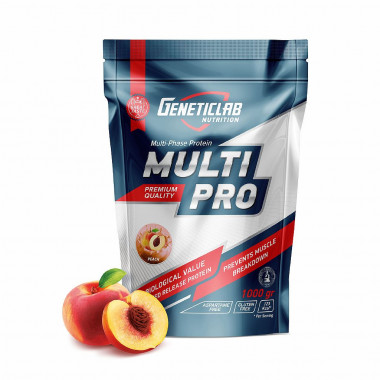MULTI PRO сливочный персик 1000g, GeneticLab — 65fit