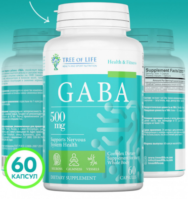 Life GABA 500 mg 60 caps — 65fit