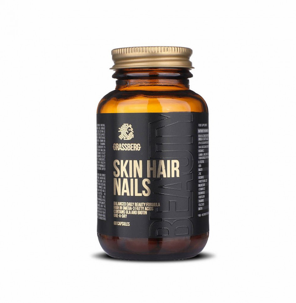 #GRASSBERG Skin Hair Nails 60 caps фото 1 — 65fit