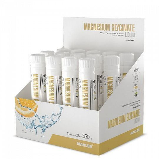 #Maxler  Magnesium Glycinate Liquid 25ml (Orange) фото 1 — 65fit