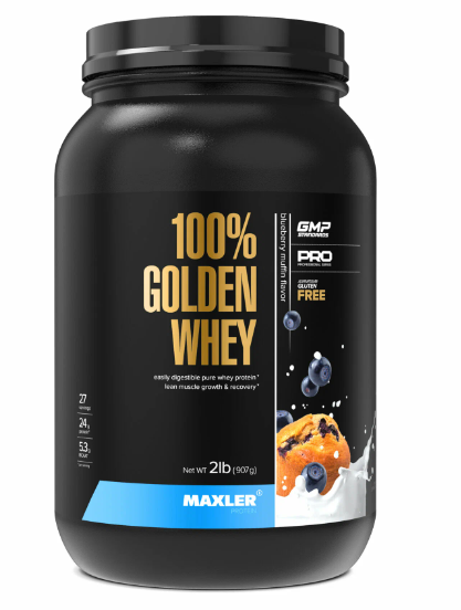 #Maxler Golden Whey 2lb Bluberry Muffin фото 1 — 65fit
