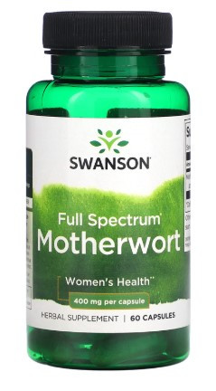 #Swanson Full Spectrum Motherwort 400 mg 60 Caps фото 1 — 65fit