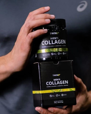1WIN Коллаген комплекс Mens, Лимон-Лайм 180г, 30пор — 65fit
