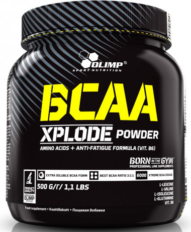 BCAA Xplode Powder апельсин 500г, Olimp — 65fit