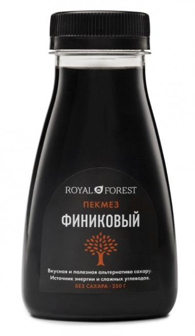 ROYAL FOREST Пекмез финиковый без сахара 250г — 65fit