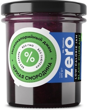 Mr.Djemius ZERO Джем низкокалорийный &quot;Черная Смородина&quot; 270г — 65fit