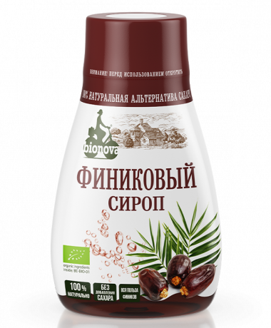 Органический финиковый сироп 230гр, Bionova — 65fit
