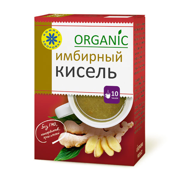 Кисель Имбирный 150гр, Компас Здоровья фото 1 — 65fit