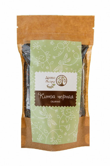 Крупа киноа черная 200гр, Древо жизни — 65fit