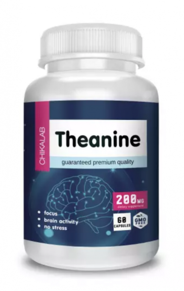 CHIKALAB Комплексная пищевая добавка &quot;Теанин&quot; 60 таблеток — 65fit