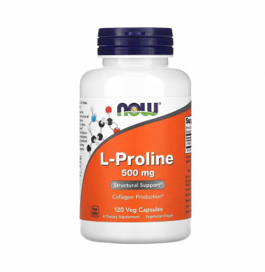 #NOW L-Proline 500mg 120caps — 65fit