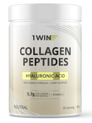 1WIN Коллаген + hyal.acid, Нейтральный, 180г, 30 порц. бад — 65fit