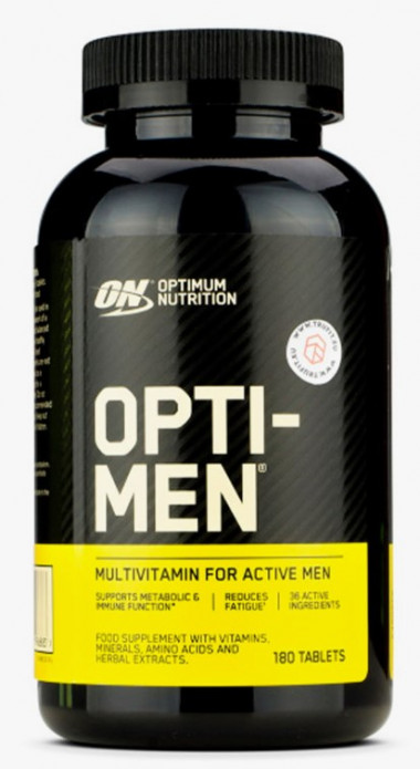 #Optimum Nutrition Витамины Opti-Men 180 таблеток EU — 65fit