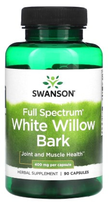 #Swanson Full Spectrum White Willow Bark 400 mg 90 Caps фото 1 — 65fit
