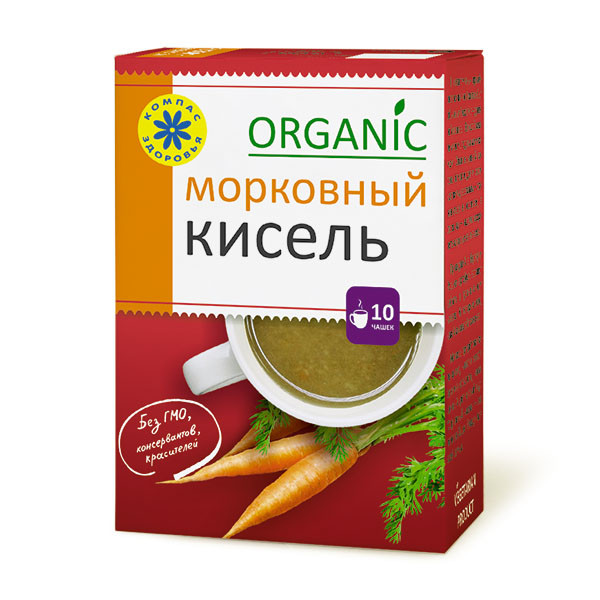 Кисель Морковный 150гр, Компас Здоровья фото 1 — 65fit