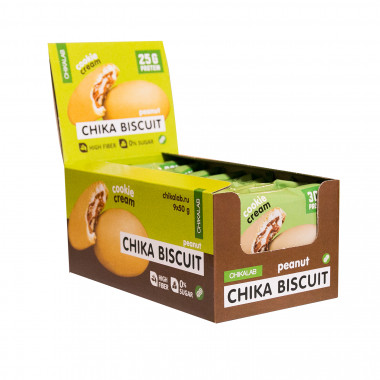 CHIKALAB Chika Biscuit Печенье неглазированное &quot;Бисквит арахисовый&quot; 50г — 65fit