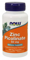 NOW Zinc Picolinate 50 mg 120 Veg Capsules фото 1 — 65fit