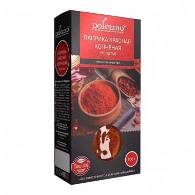 POLEZZNO Паприка красная копченая молотая 100г — 65fit