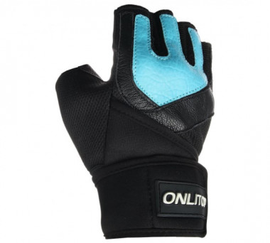 Перчатки спортивные универсальный размер голубые 2942336 — 65fit