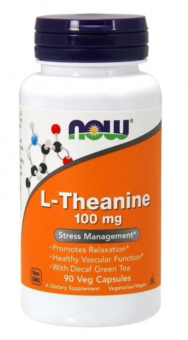 #NOW Theanine 100mg 90 caps — 65fit