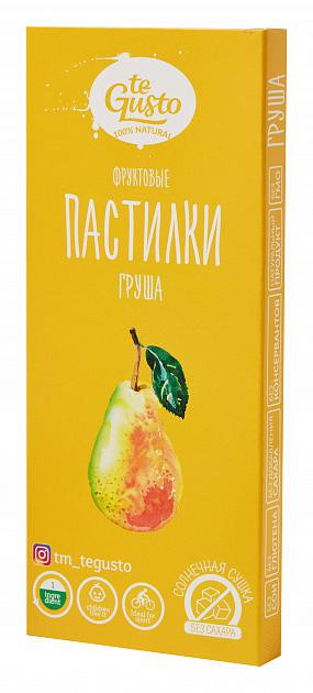 te Gusto Пастилки фруктовые "Груша" 40г фото 1 — 65fit