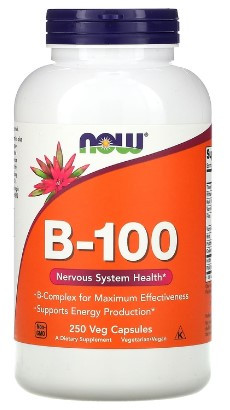 #NOW Vitamin B-100 250 Cap фото 1 — 65fit