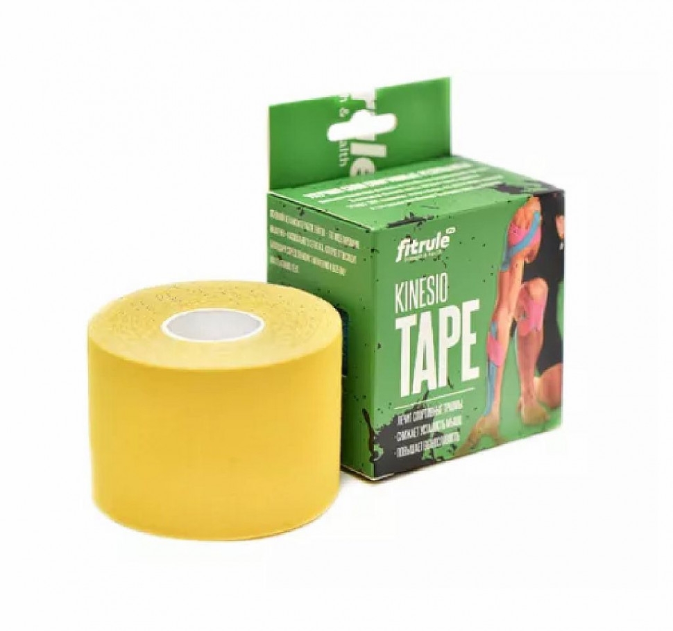 #FITRULE TAPE PREMIUM 5см х5м Желтый фото 1 — 65fit
