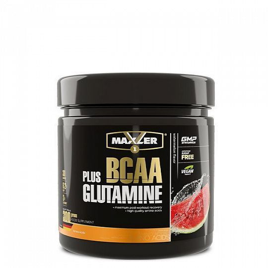# MAXLER BCAA +Glutamine 300g (Watermelon) фото 1 — 65fit