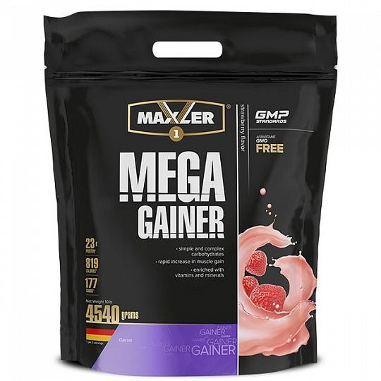 #MAXLER Mega Gainer 4540gr.-Strawberry фото 1 — 65fit