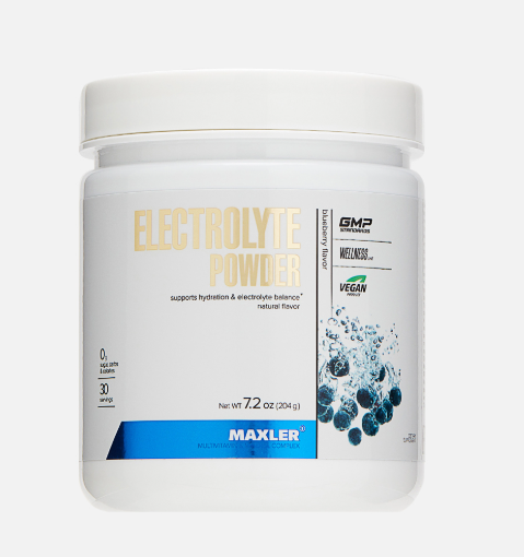 #MAXLER Electrolyte Powder 204g  Blueberry фото 1 — 65fit