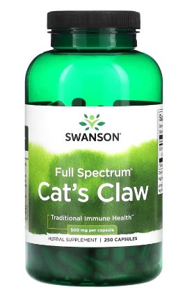 #Swanson Full Spectrum Cat's Claw 500 mg 250 Caps фото 1 — 65fit