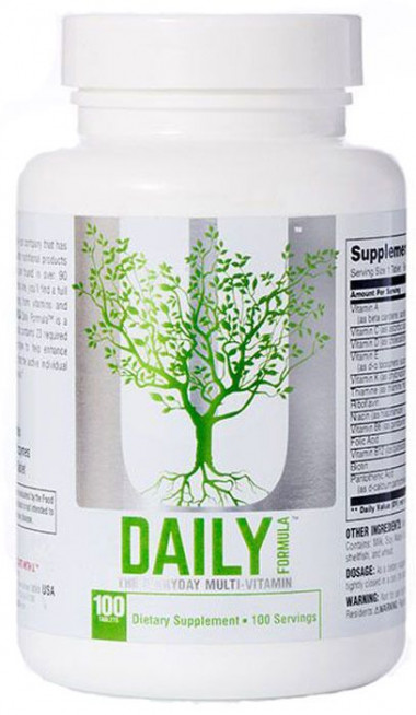 UNIVERSAL NUTRITION Витамины Daily Formula 100 таблеток — 65fit
