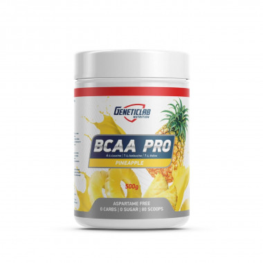 GeneticLab Аминокислоты BCAA PRO Ананас 500g. — 65fit